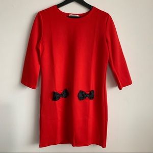 Red Holiday Mini Dress